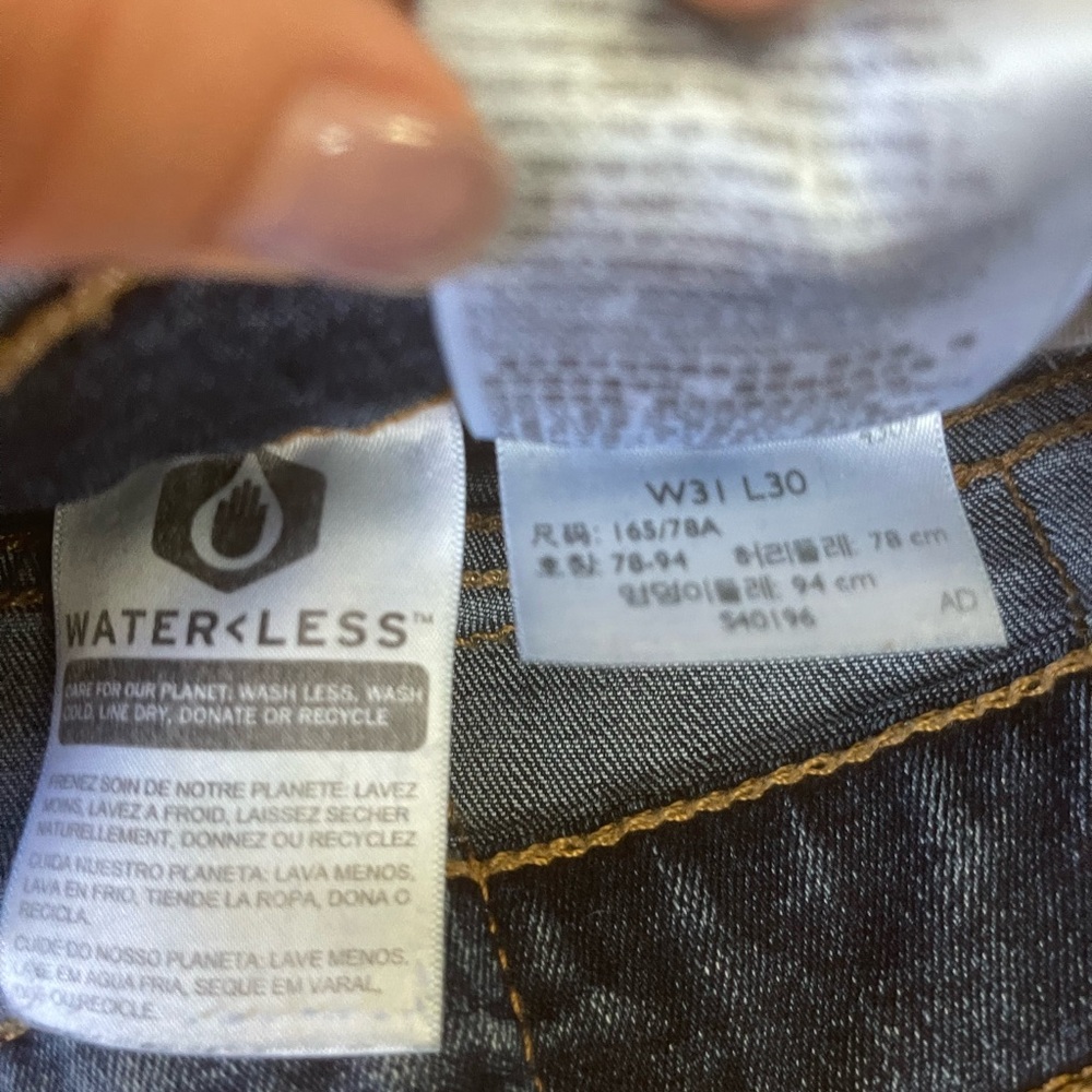 Levi's Men's 511 Dark Blue Slim Jeans from Japan - Picture 5 of 5